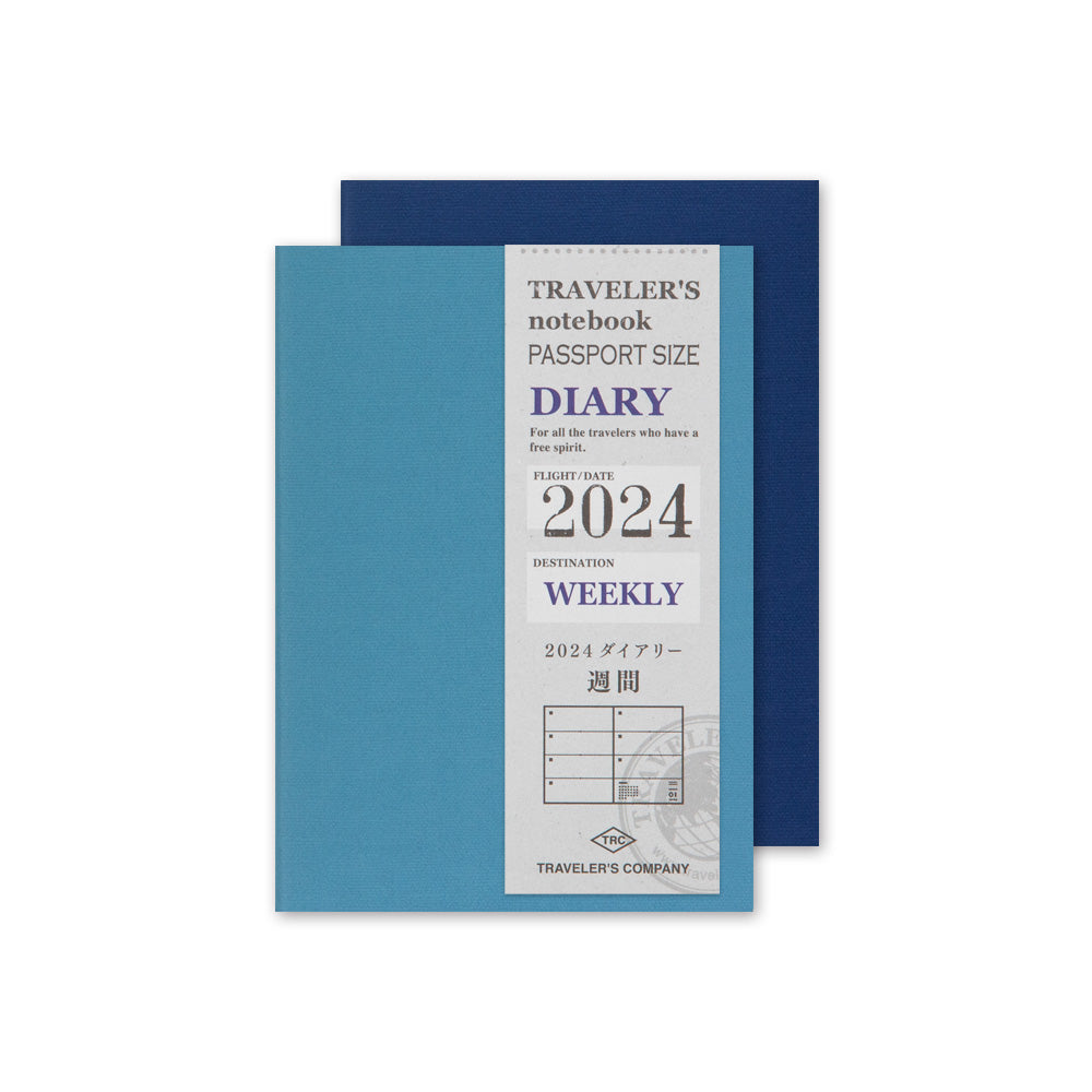 Traveler's Notebook Agenda 2024 Settimanale Passport Size