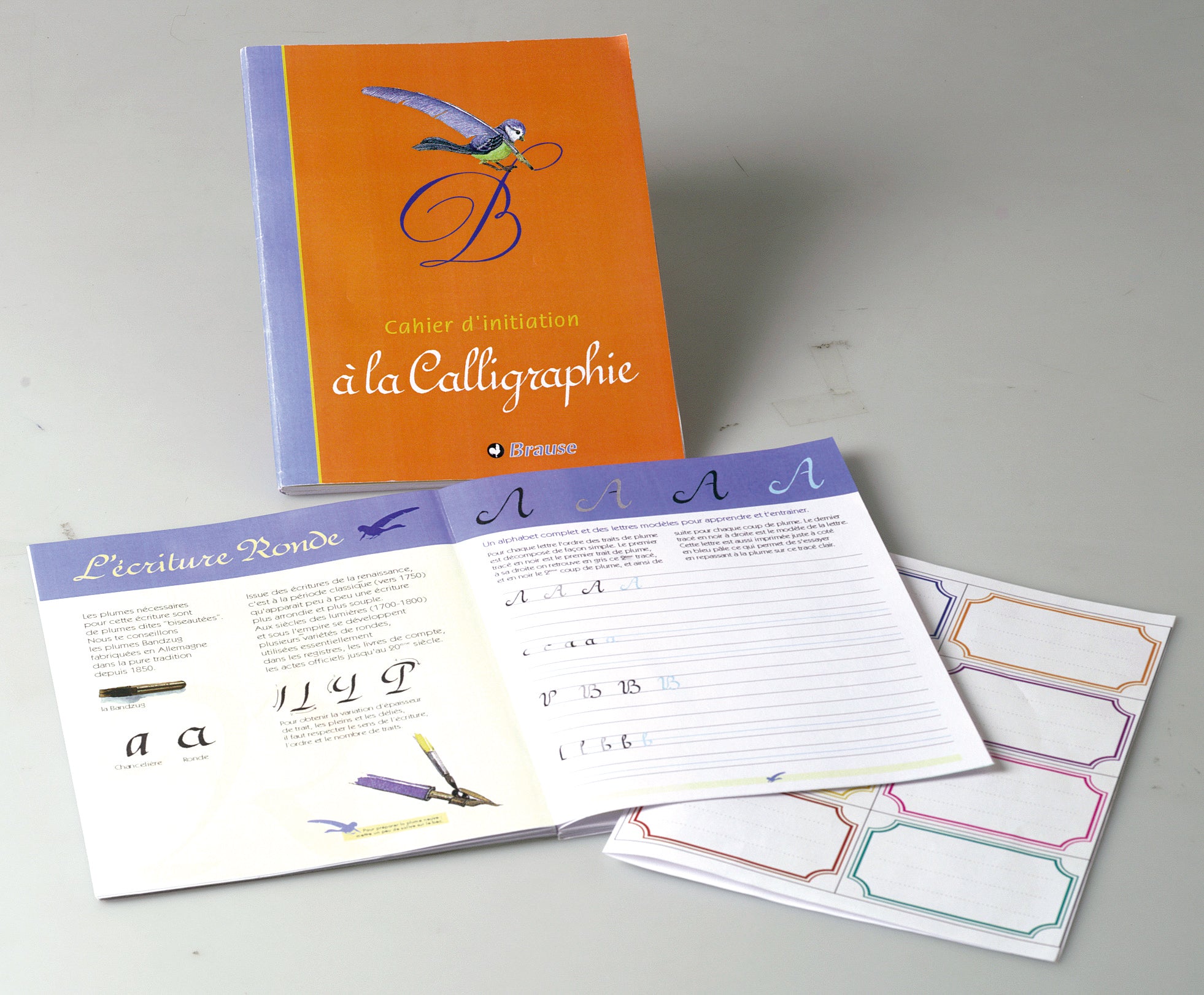 Brause Calligraphy Practice Cards