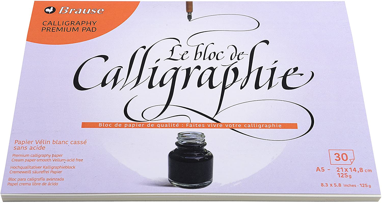 Calligraphy Paper for Beginners abcde: Calligraphy Paper Pad For