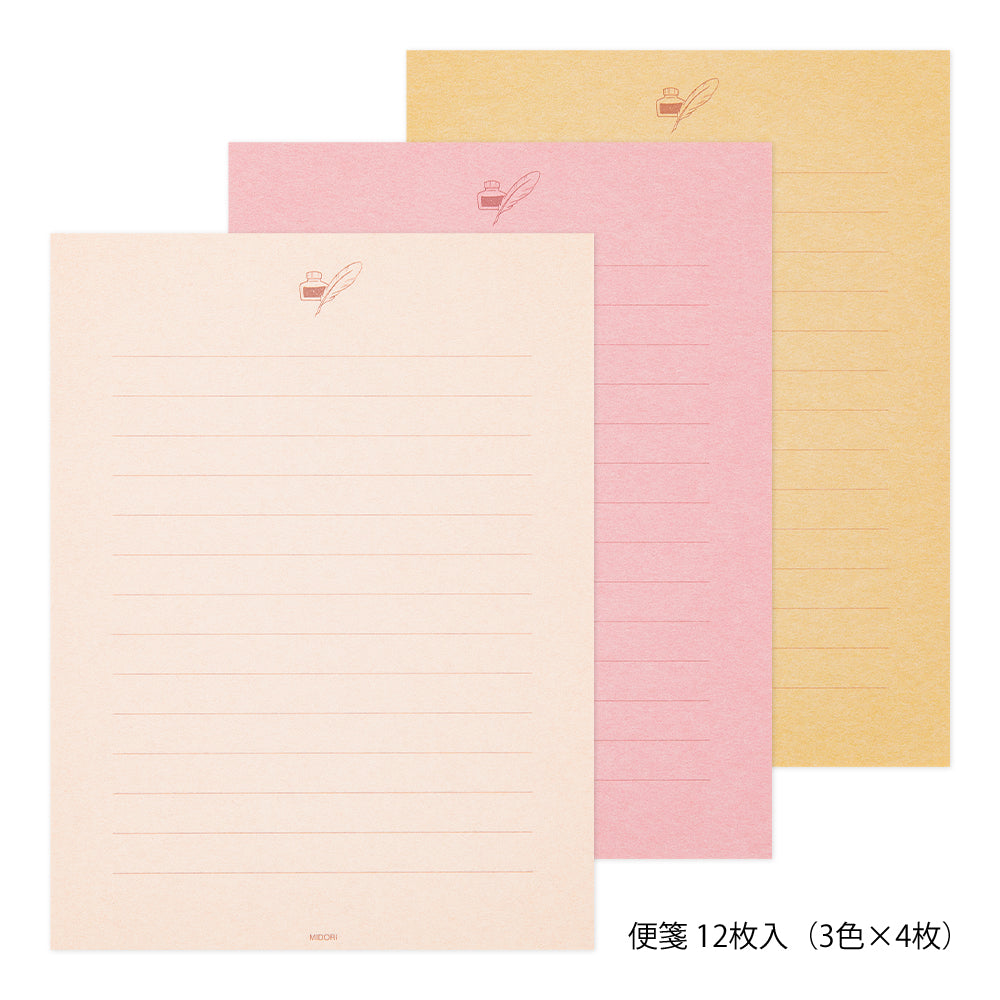 Midori Letter Set 915 Giving a Color Pink