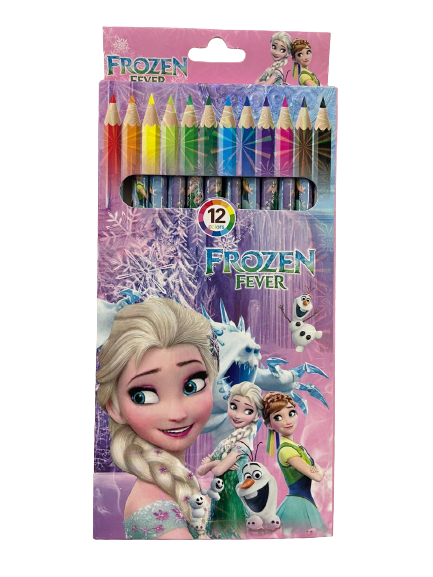 Yoyo Set of 12 Colour Pencils - Frozen Fever